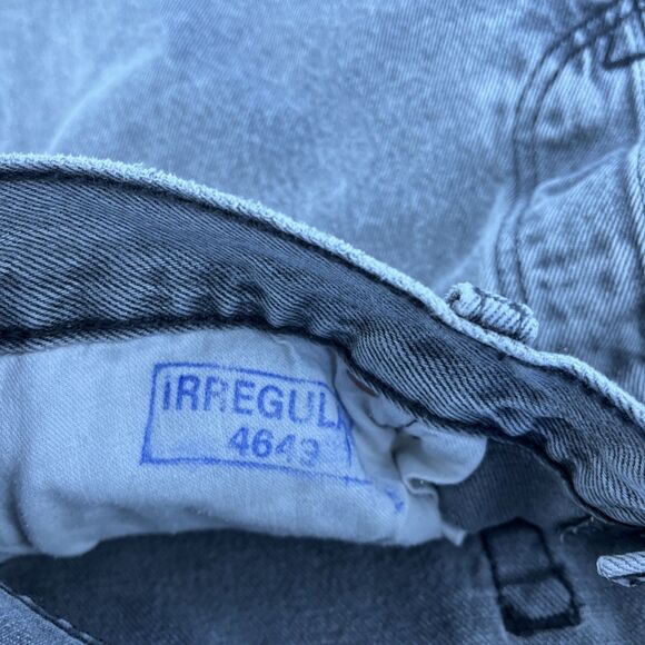 New Mens Levi’s 501 Button Fly Gray Wash Jeans Sz 34x29 NWT Irregular - Picture 8 of 10